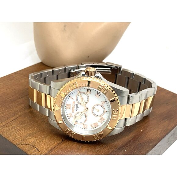 Invicta Women\'s Watch 17527 Angel Quartz Rose Gold Silver Stainless Steel 40mm main image 6